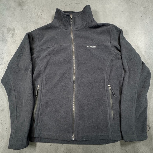 Columbia Jackets & Blazers - Columbia Interchange Benton Springs Fleece Jacket Womens XL Black Zip Shacket
